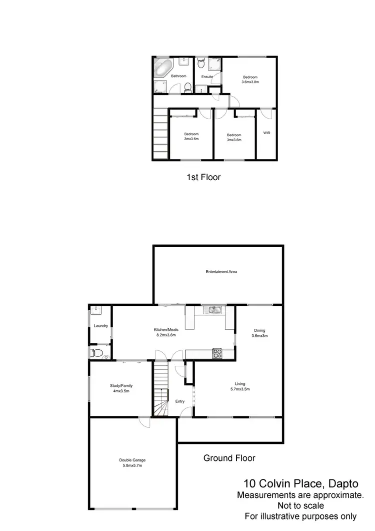 Floorplan of Homely house listing, 10 Colvin Place, Dapto NSW 2530