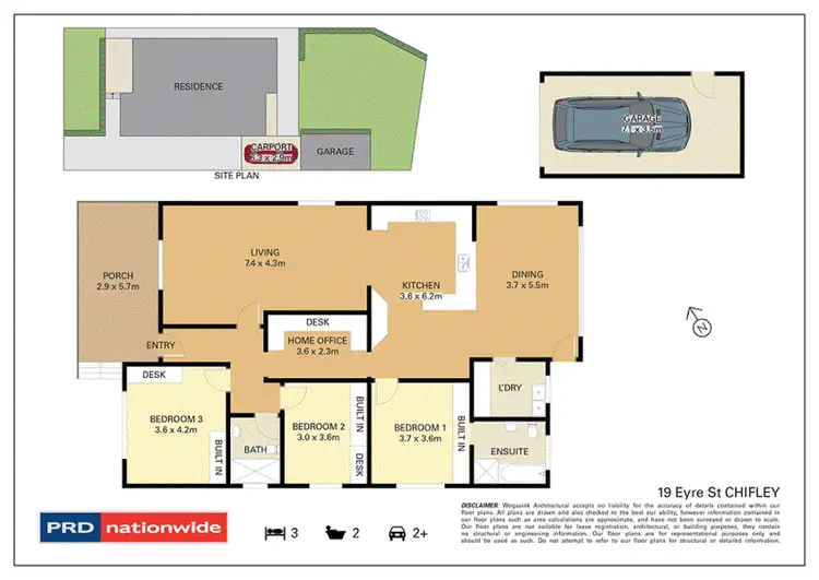 Floorplan of Homely house listing, 19 Eyre Street, Chifley NSW 2036