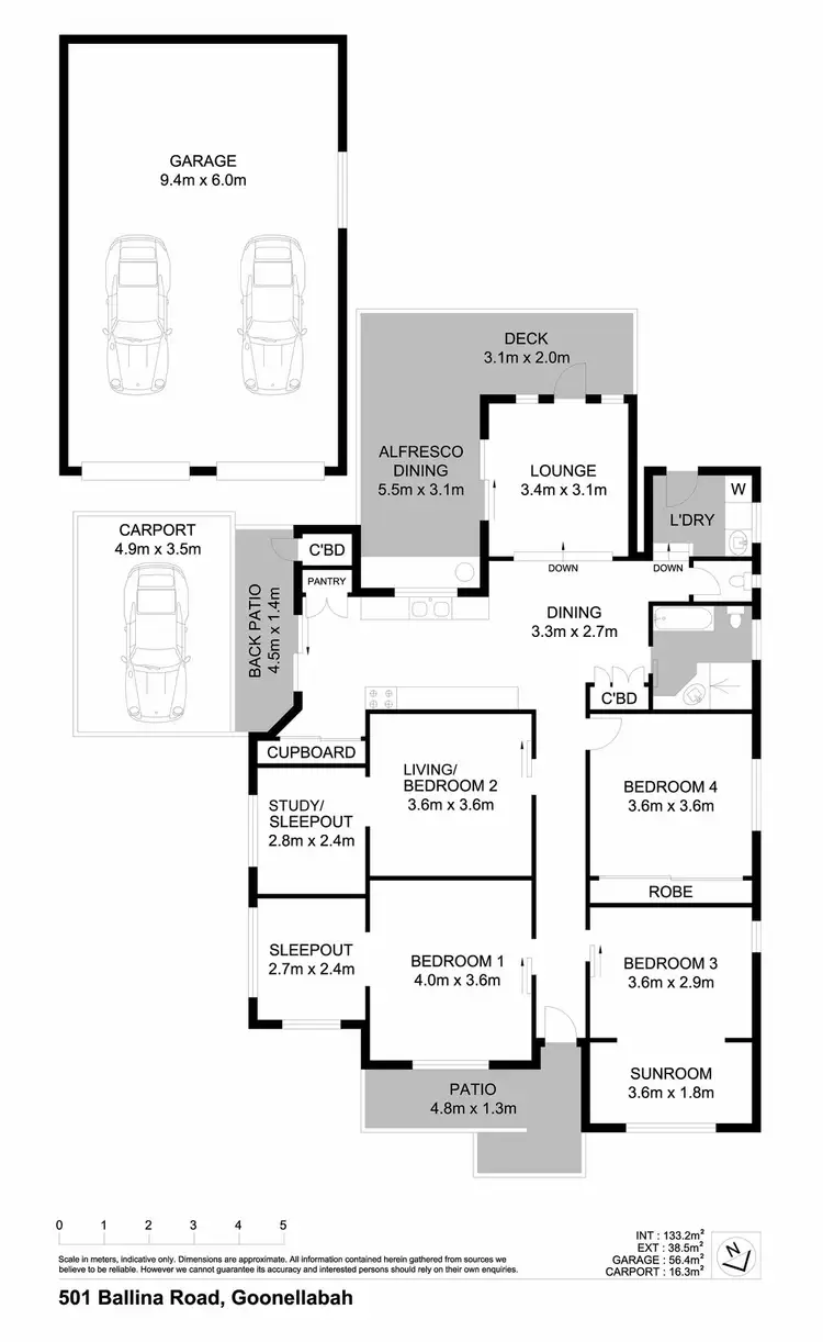 Floorplan of Homely house listing, 501 Ballina Road, Goonellabah NSW 2480
