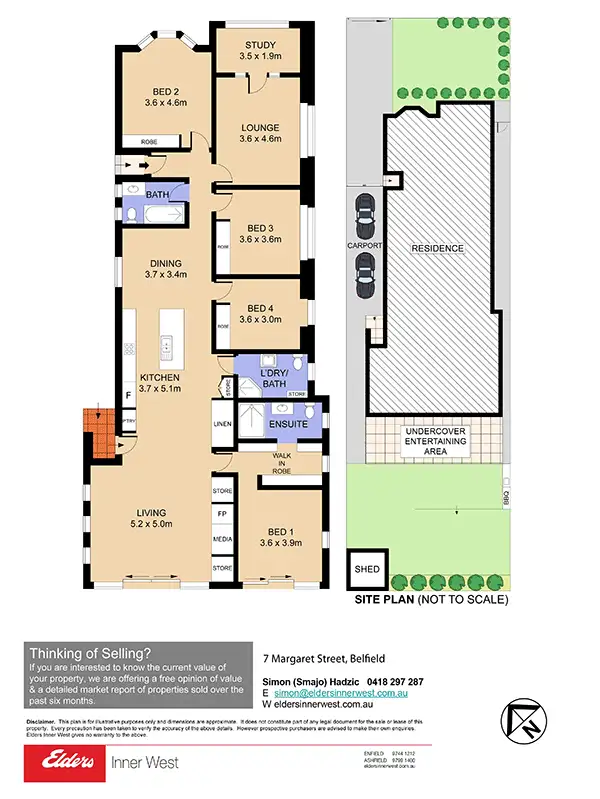 Floorplan of Homely house listing, 7 Margaret Street, Belfield NSW 2191