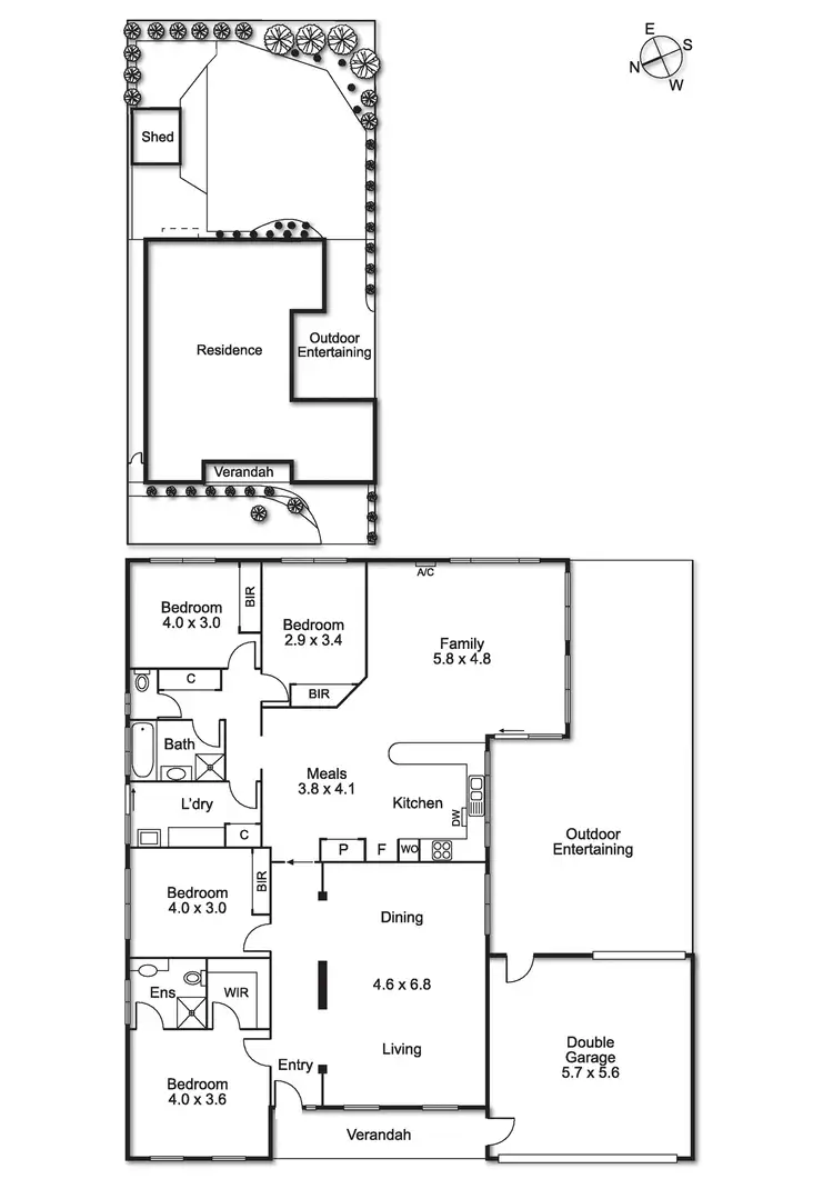 Floorplan of Homely house listing, 17 Eskdale Court, Mornington VIC 3931