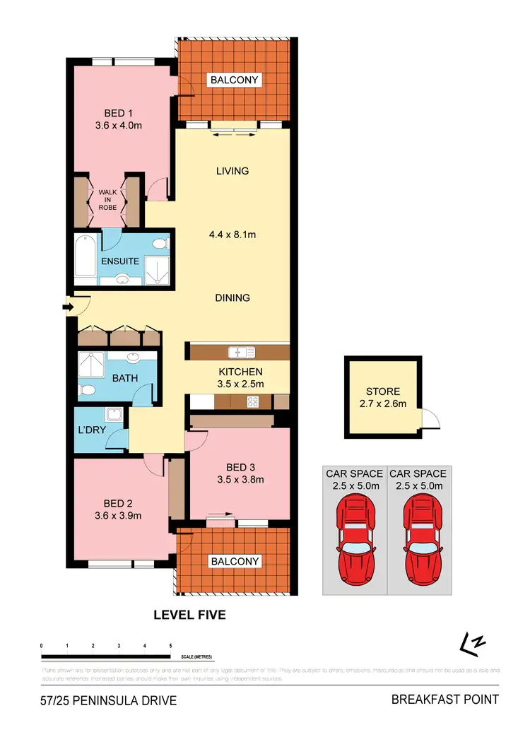 Floorplan of Homely apartment listing, 57/23-25 Peninsula Drive, Breakfast Point NSW 2137