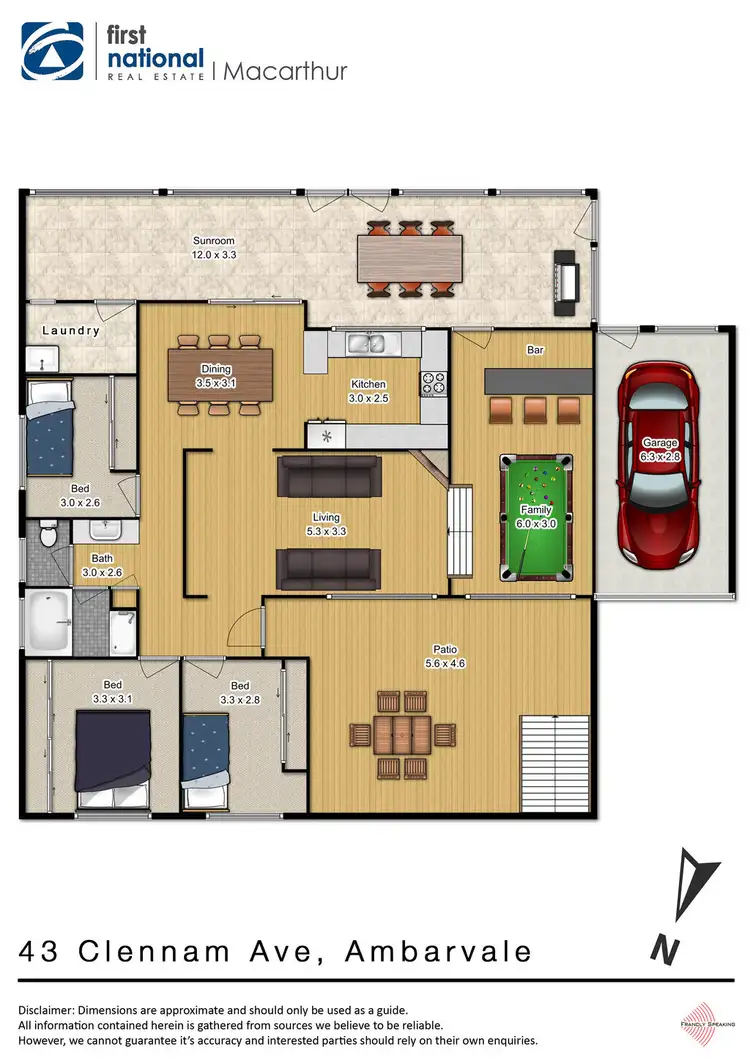 Floorplan of Homely house listing, 43 Clennam Avenue, Ambarvale NSW 2560