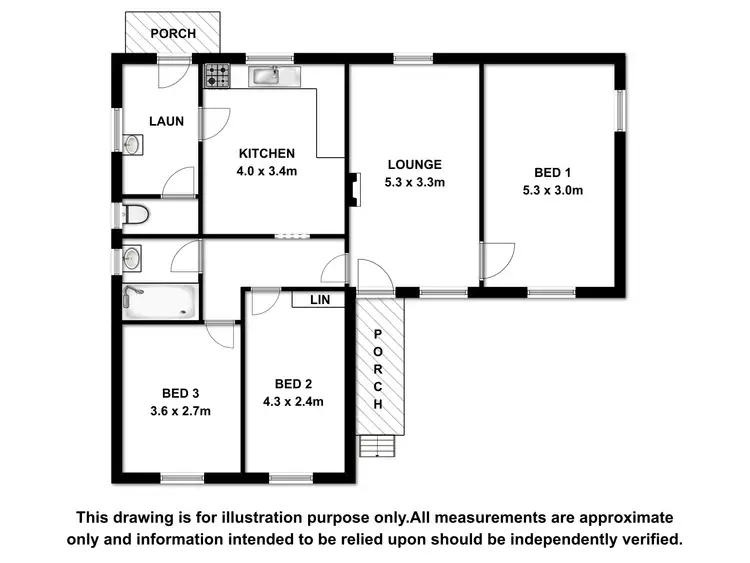 Floorplan of Homely house listing, 23 Blesing Street, Nangwarry SA 5277