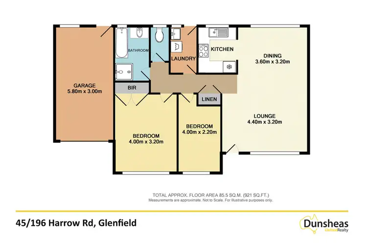 Floorplan of Homely house listing, 45/196-200 Harrow Road, Glenfield NSW 2167