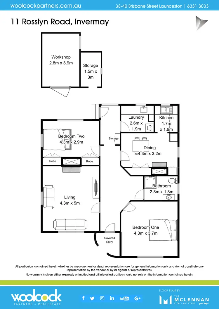 Floorplan of Homely house listing, 11 Rosslyn Road, Invermay TAS 7248