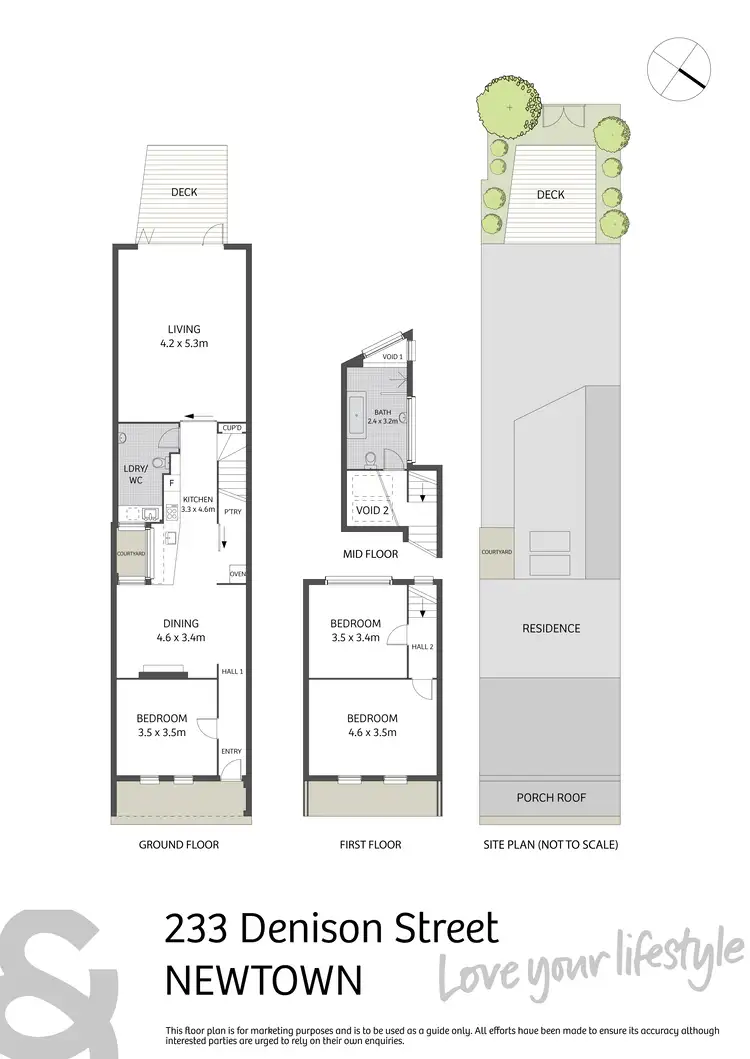 Floorplan of Homely house listing, 233 Denison Street, Newtown NSW 2042