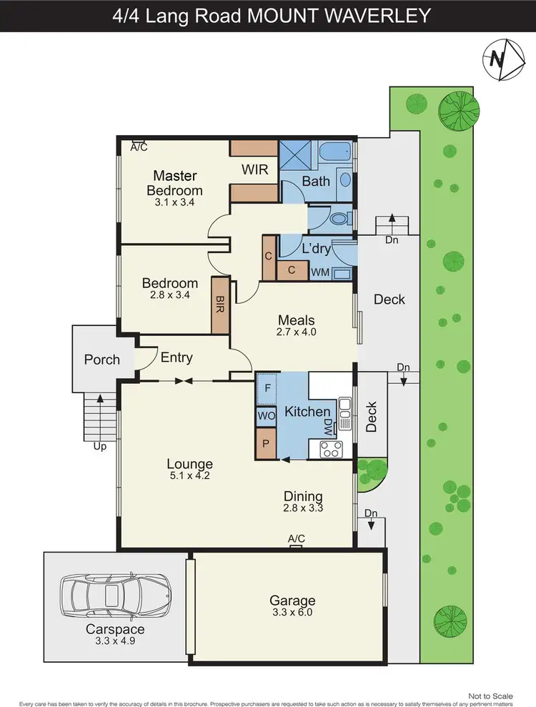 Floorplan of Homely unit listing, 4/4 Lang Road, Mount Waverley VIC 3149