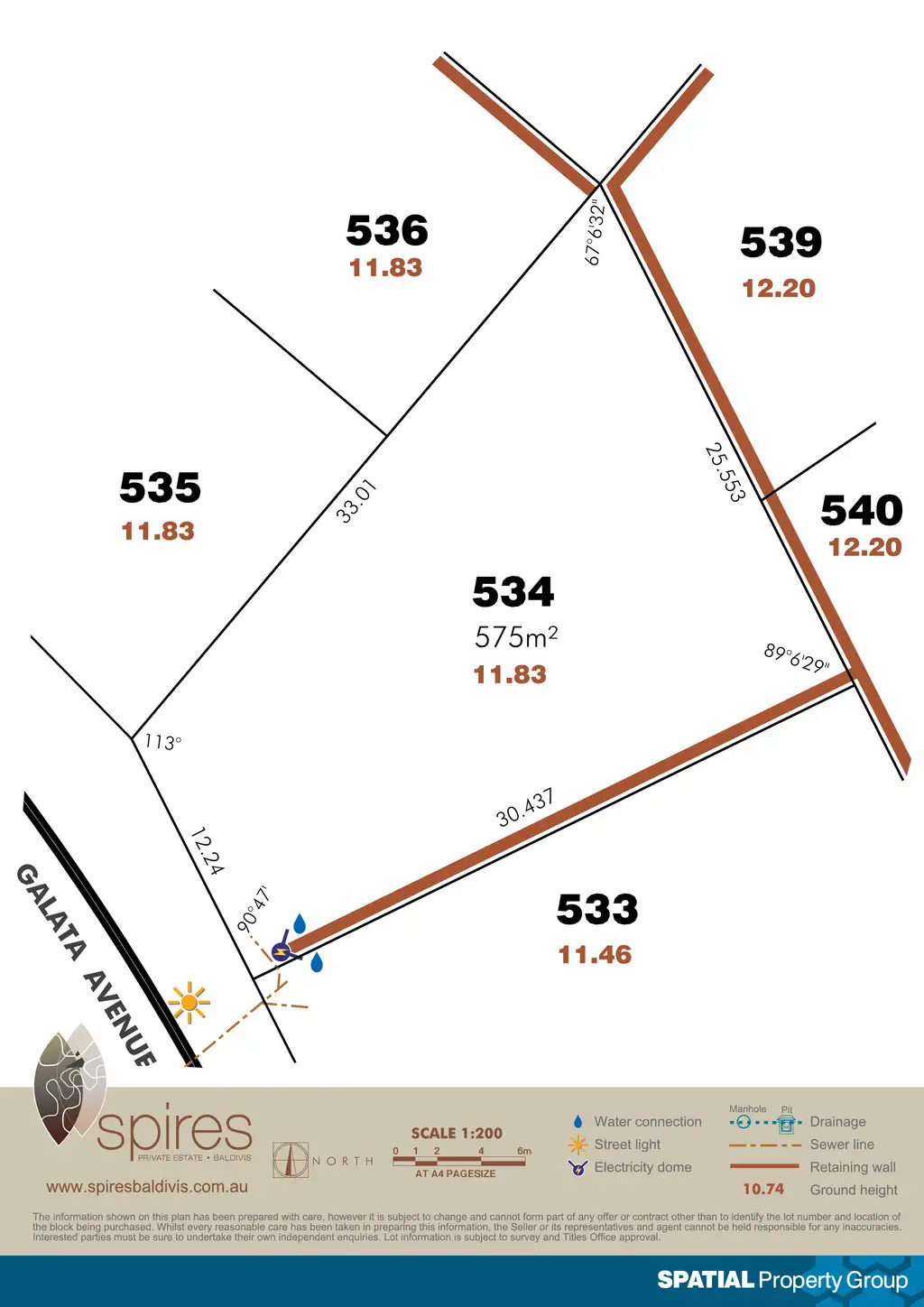 Floorplan of Homely land listing, Lot 534 Galata Ave, Baldivis WA 6171