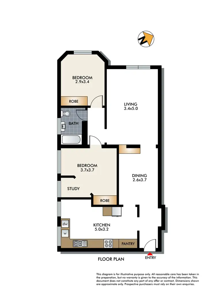 Floorplan of Homely apartment listing, 10/22 Ocean Avenue, Double Bay NSW 2028