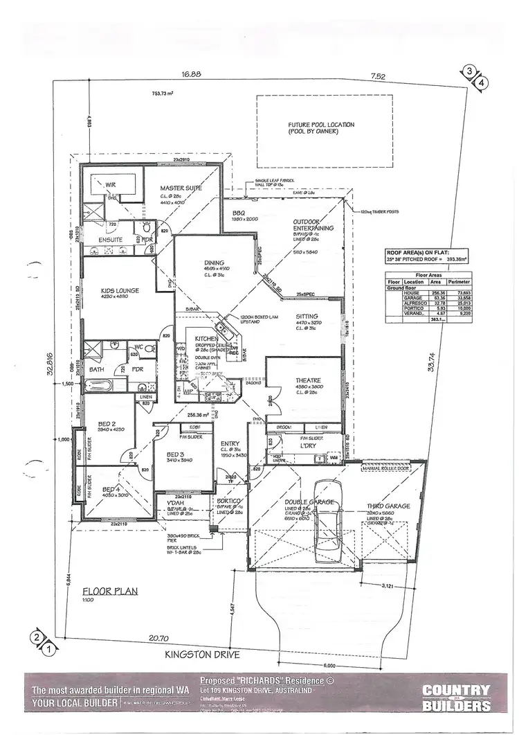 Floorplan of Homely house listing, 109 Kingston Drive, Australind WA 6233