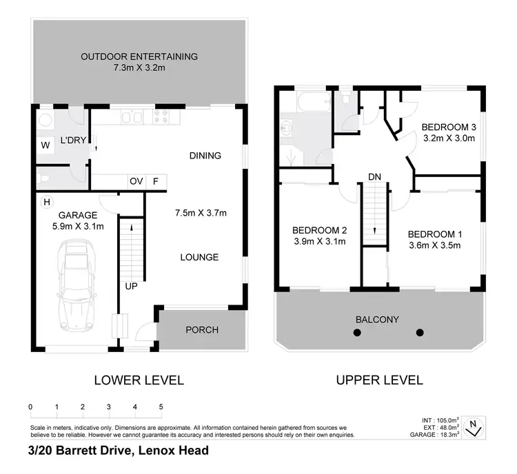 Floorplan of Homely unit listing, 3/20 Barrett Drive, Lennox Head NSW 2478