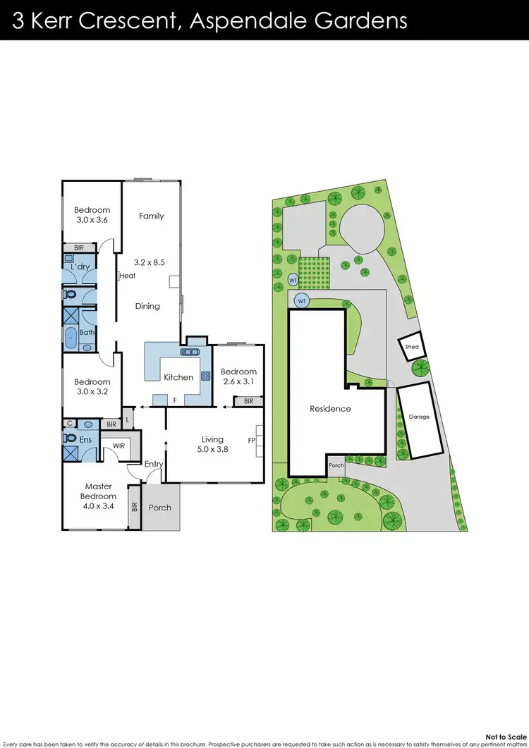 Floorplan of Homely house listing, 3 Kerr Crescent, Aspendale Gardens VIC 3195