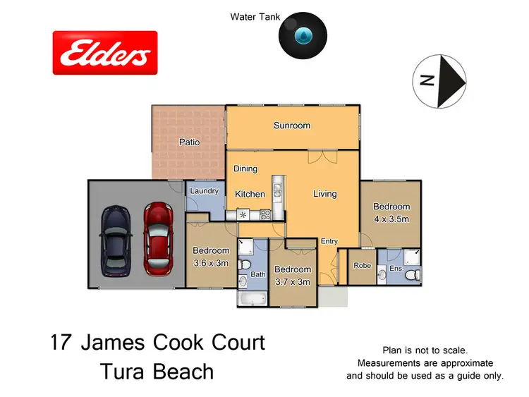 Floorplan of Homely house listing, 17 James Cook Court, Tura Beach NSW 2548