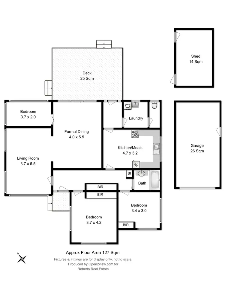 Floorplan of Homely house listing, 57 Hobart Road, New Norfolk TAS 7140