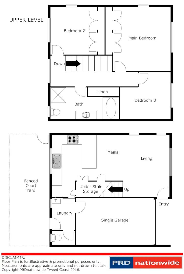 Floorplan of Homely townhouse listing, 1/16 Beach Street, Kingscliff NSW 2487