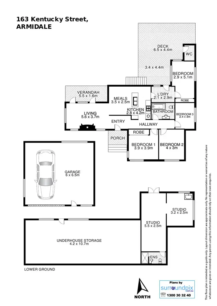 Floorplan of Homely house listing, 163 Kentucky Street, Armidale NSW 2350