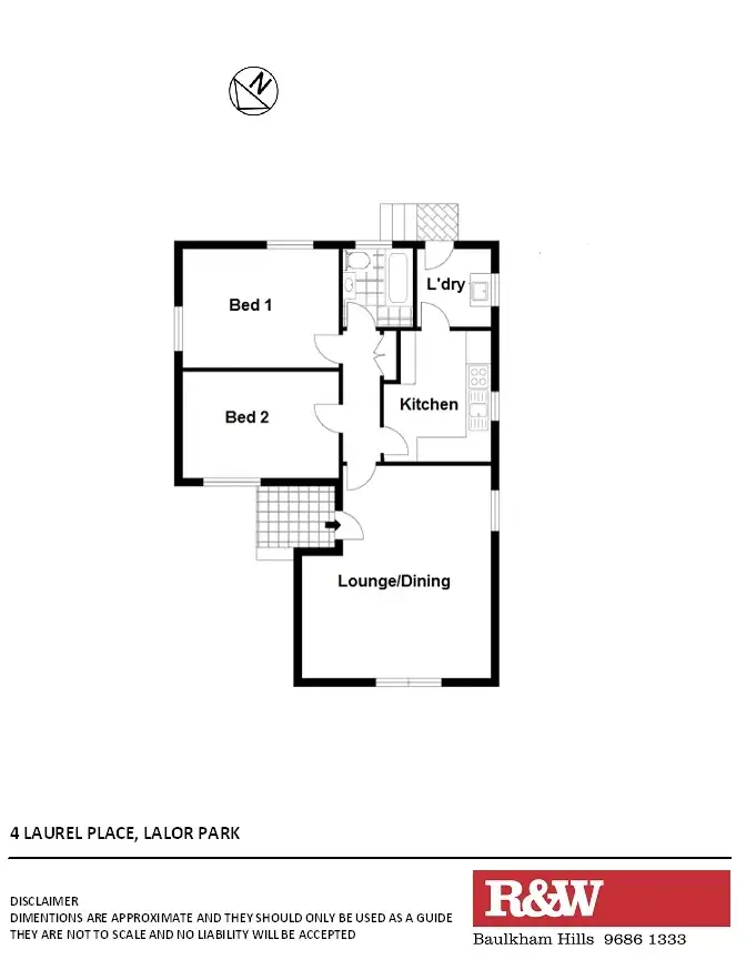 Floorplan of Homely house listing, 4 Laurel Place, Lalor Park NSW 2147