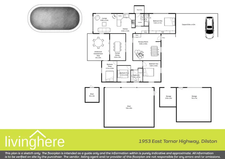 Floorplan of Homely house listing, 1953 East Tamar Highway, Dilston TAS 7252