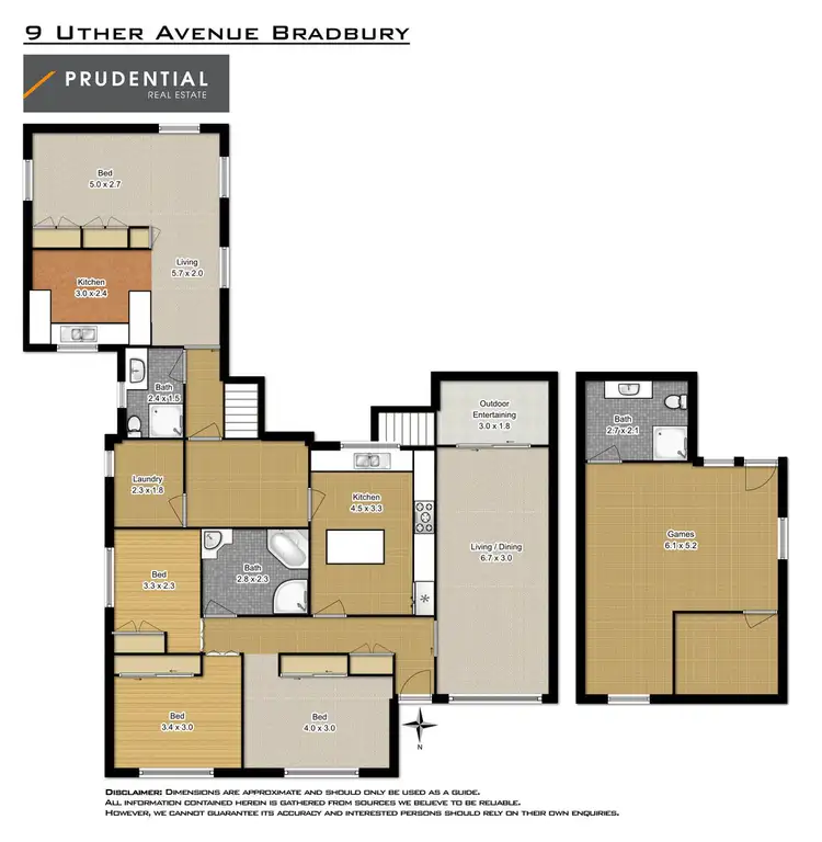 Floorplan of Homely house listing, 9 Uther Avenue, Bradbury NSW 2560