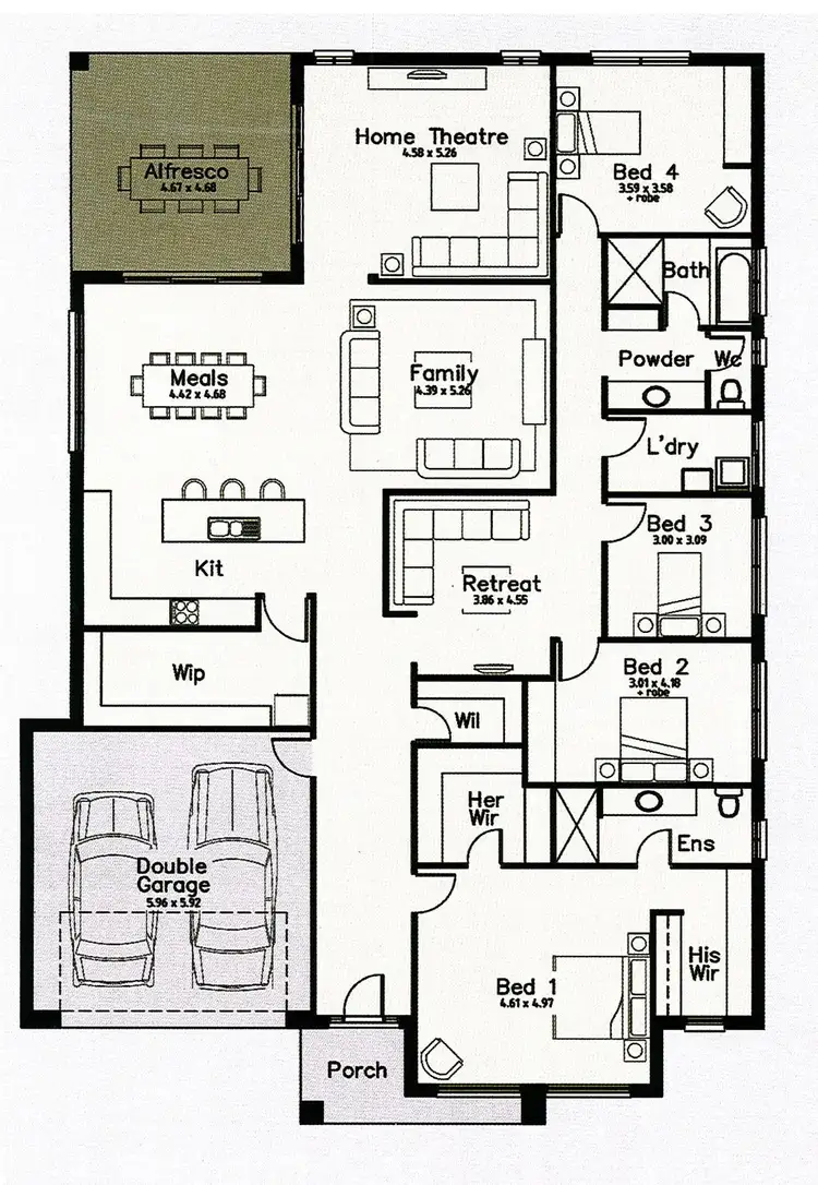 Floorplan of Homely house listing, Lot 131 Isaccs Way, Evanston South SA 5116