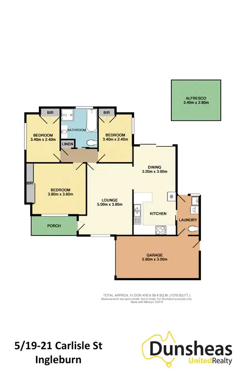 Floorplan of Homely house listing, 5/19-21 Carlisle Street, Ingleburn NSW 2565