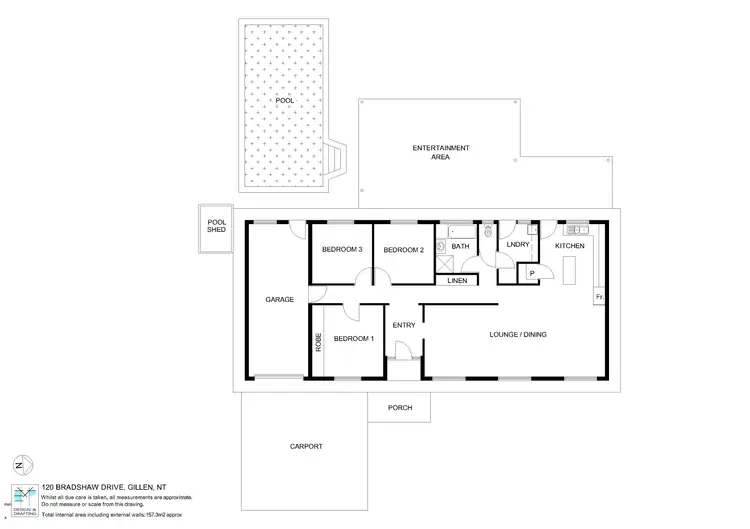 Floorplan of Homely house listing, 120 Bradshaw Drive, Gillen NT 870