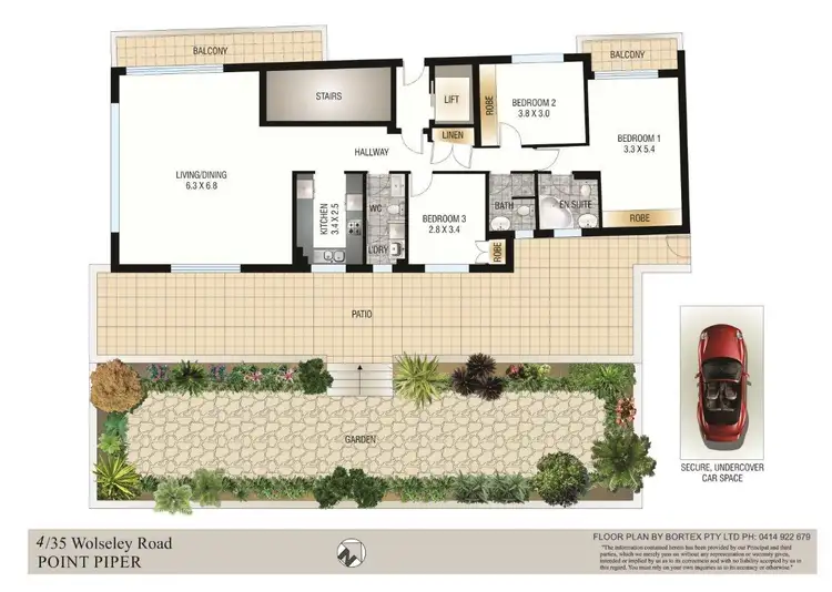 Floorplan of Homely apartment listing, 4/35 Wolseley Road, Point Piper NSW 2027