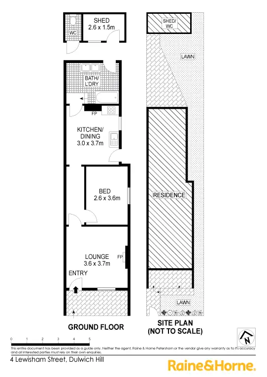 Floorplan of Homely house listing, 4 Lewisham Street, Dulwich Hill NSW 2203