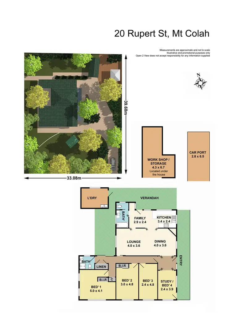 Floorplan of Homely house listing, 20 Rupert St, Mount Colah NSW 2079