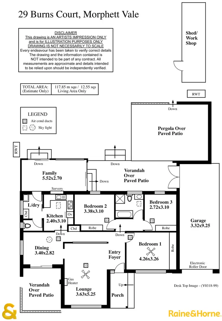 Floorplan of Homely house listing, 29 Burns Court, Morphett Vale SA 5162