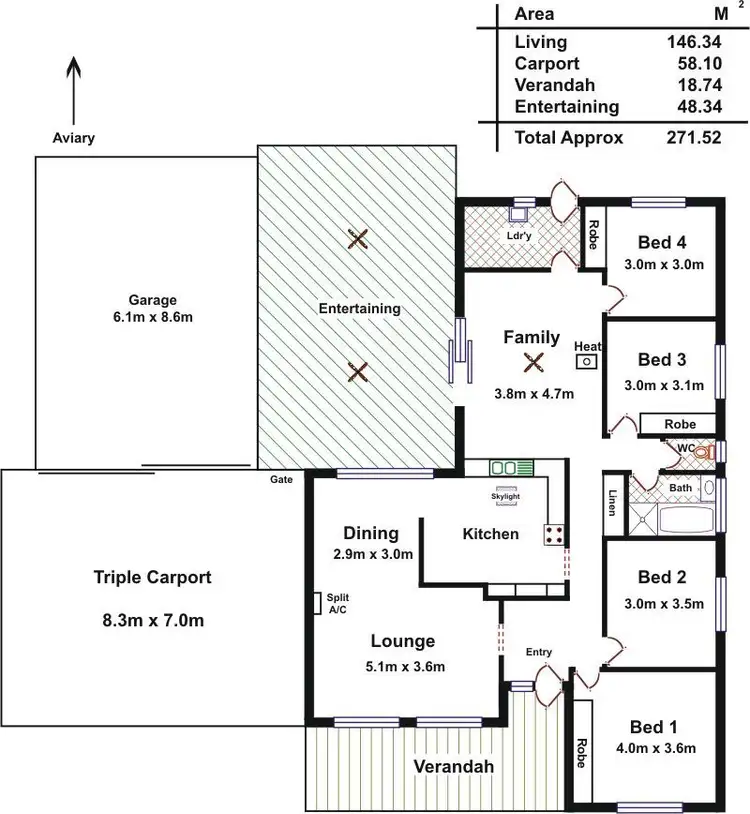 Floorplan of Homely house listing, 31 Stevens Drive, Angle Vale SA 5117