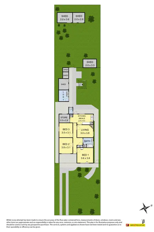 Floorplan of Homely house listing, 13 Romawi Street, Altona VIC 3018