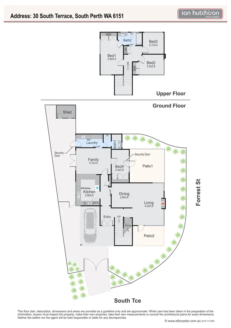 Floorplan of Homely house listing, 30 South Tce, South Perth WA 6151