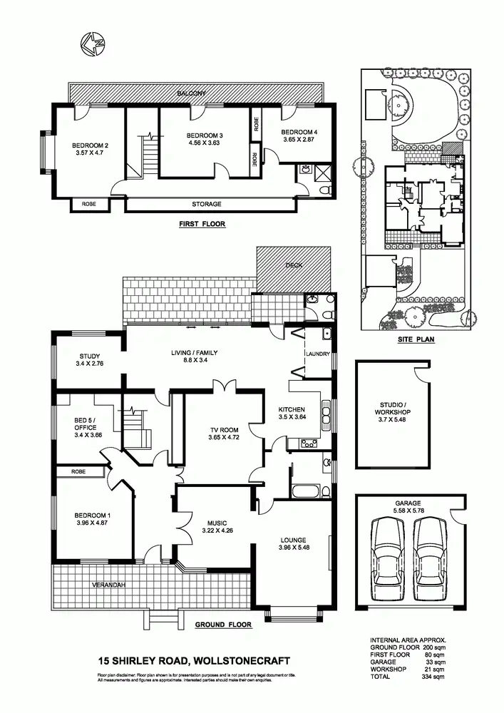 Floorplan of Homely house listing, 15 Shirley Road, Wollstonecraft NSW 2065