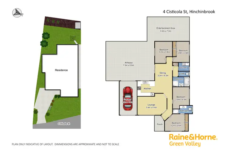 Floorplan of Homely house listing, 4 Cisticola Street, Hinchinbrook NSW 2168