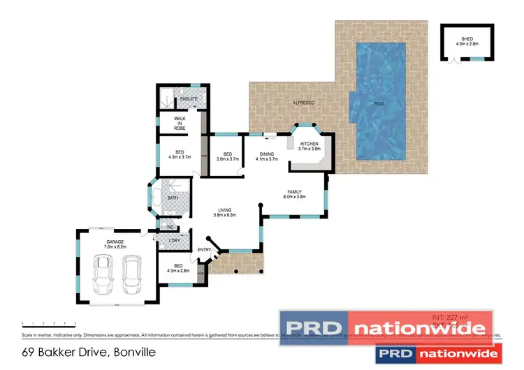 Floorplan of Homely house listing, 69 Bakker Drive, Bonville NSW 2450