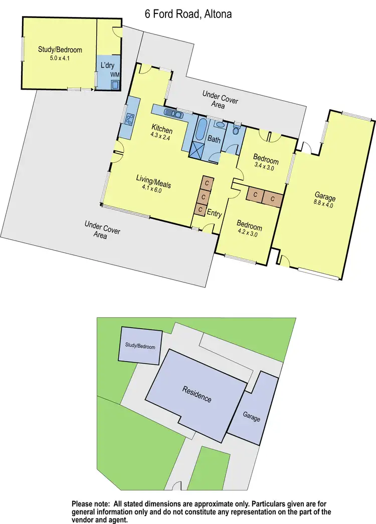 Floorplan of Homely house listing, 6 Ford Road, Altona VIC 3018