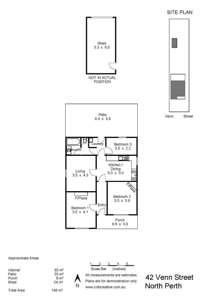 Floorplan of Homely house listing, 42 Venn Street, North Perth WA 6006