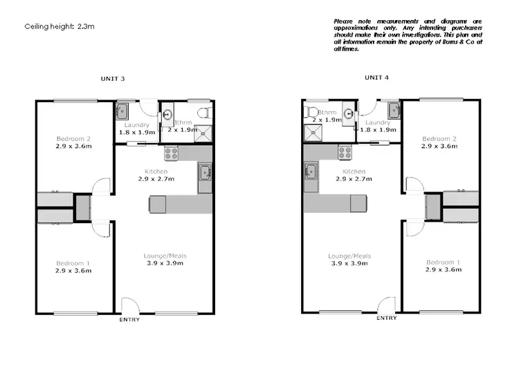 Floorplan of Homely unit listing, 3-4/290 San Mateo Avenue, Mildura VIC 3500