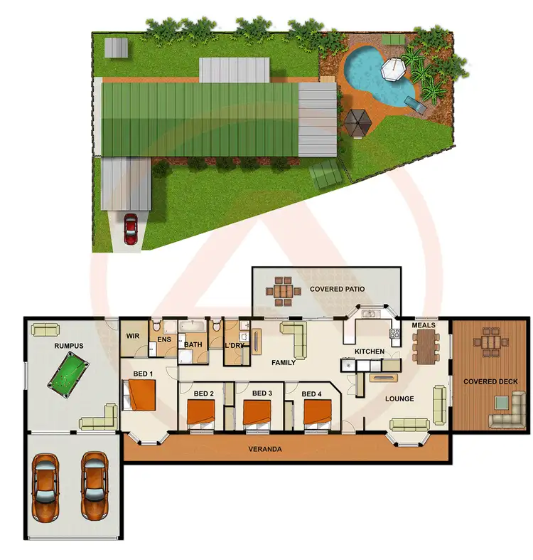 Floorplan of Homely house listing, 20 Summerhill Place, Forest Lake QLD 4078