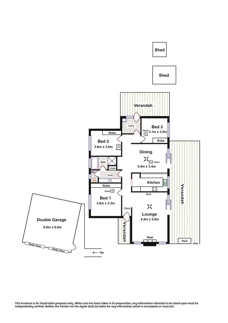 Floorplan of Homely house listing, 13 Sherebrooke Boulevard, Woodcroft SA 5162