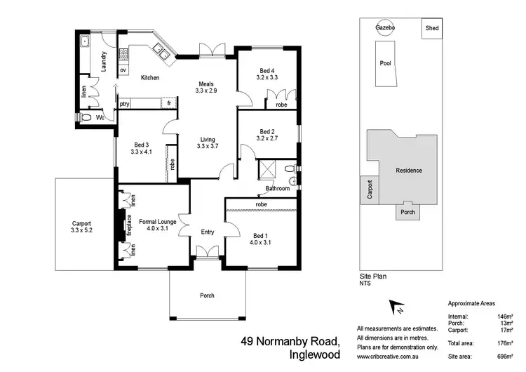 Floorplan of Homely house listing, 49 Normanby Road, Inglewood WA 6052