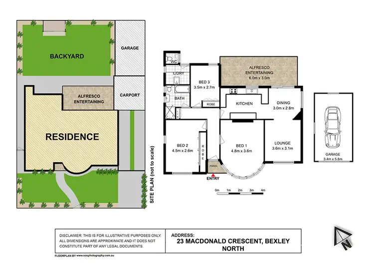 Floorplan of Homely house listing, 23 MacDonald Crescent, Bexley North NSW 2207