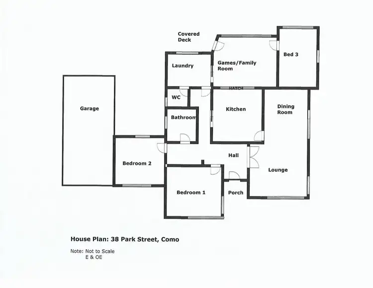 Floorplan of Homely house listing, 38 Park Street, Como WA 6152
