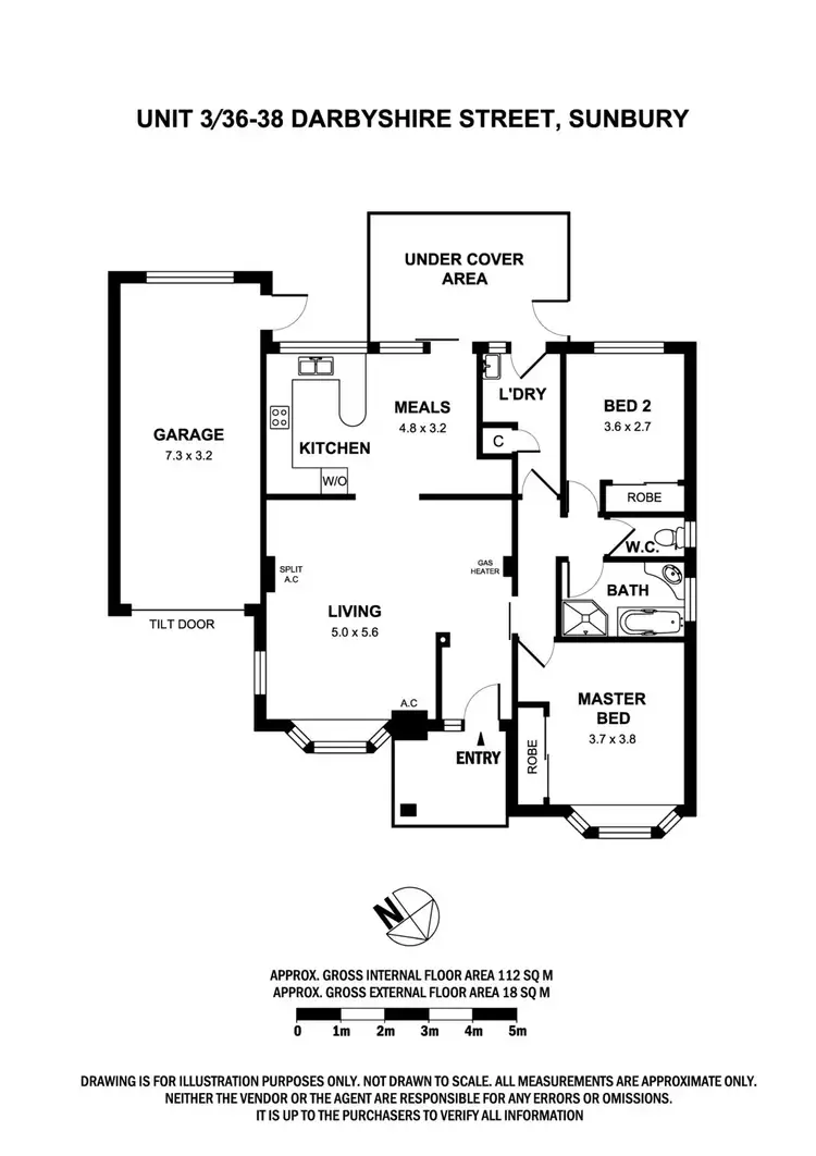 Floorplan of Homely unit listing, 3/36 Darbyshire Street, Sunbury VIC 3429