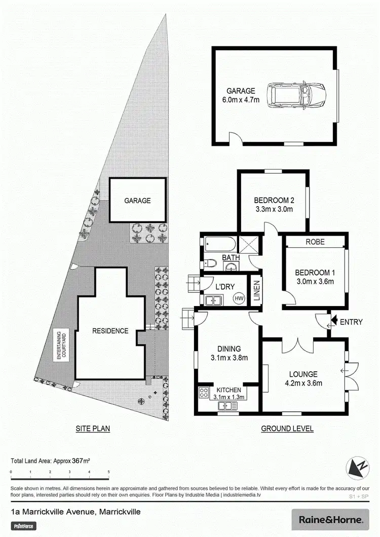 Floorplan of Homely house listing, 1A Marrickville Avenue, Marrickville NSW 2204