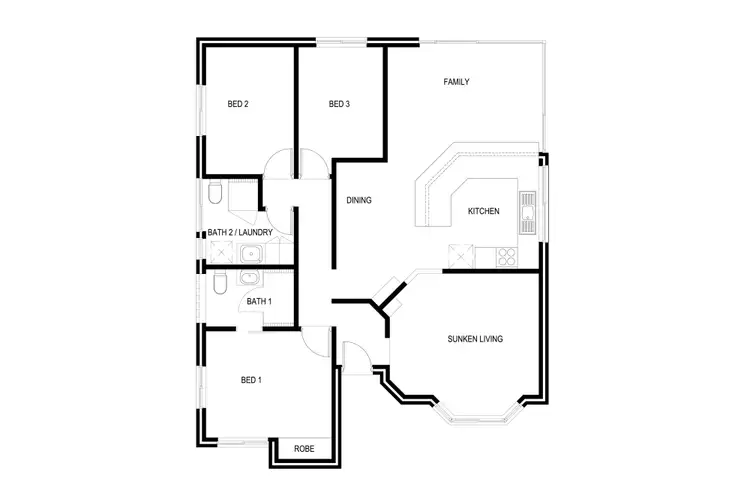 Floorplan of Homely house listing, 15 Foxon Road, Bibra Lake WA 6163