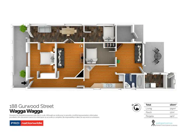 Floorplan of Homely house listing, 188 Gurwood Street, Wagga Wagga NSW 2650