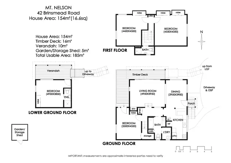Floorplan of Homely house listing, 42 Brinsmead Road, Mount Nelson TAS 7007